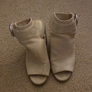 Open toe , open back heels